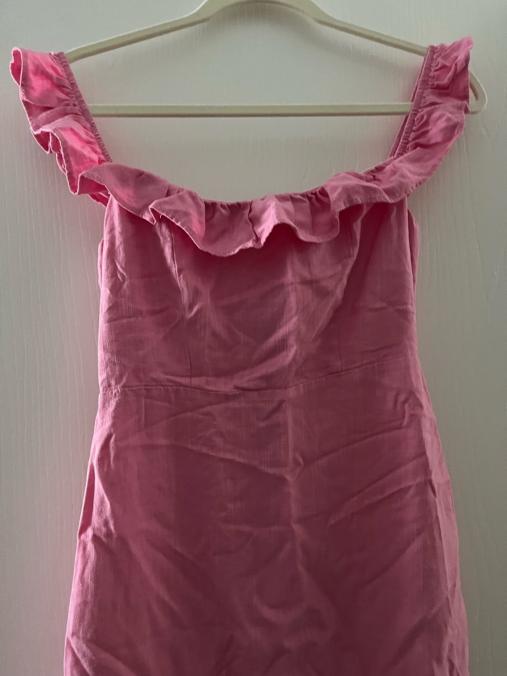 Hello Molly Pink Ruffle Mini Dress - Picture 3 of 9